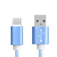 thumbnail image 3 of 1 Meter Type-C Woven Mobile Phone Data Cable Type-C data line Charging Line Cord 2 in 1 Fast Charging Data Transfer, 3 of 6