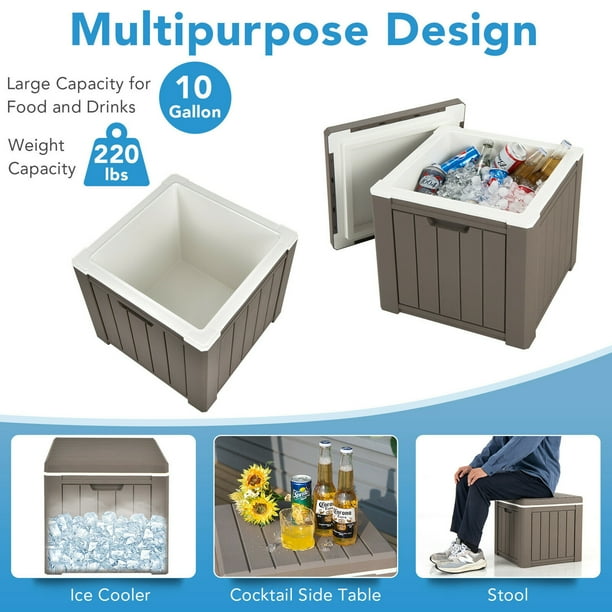 Cooler box table sales