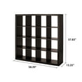 Better Homes & Gardens 16Cube Storage Organizer, Espresso