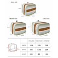 thumbnail image 3 of Fsddascl Sage Green Farmhouse Toaster Cover 4 Slice, Large Kitchen Appliance Covers, Green Brown Striped Toaster Oven Cover with Loop, Bread Machine Cover Polyester Dust Cover Protection, 3 of 5