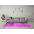 thumbnail image 3 of Ahgly Company Indoor Square Persian Pink Traditional Area Rugs, 3' Square, 3 of 4