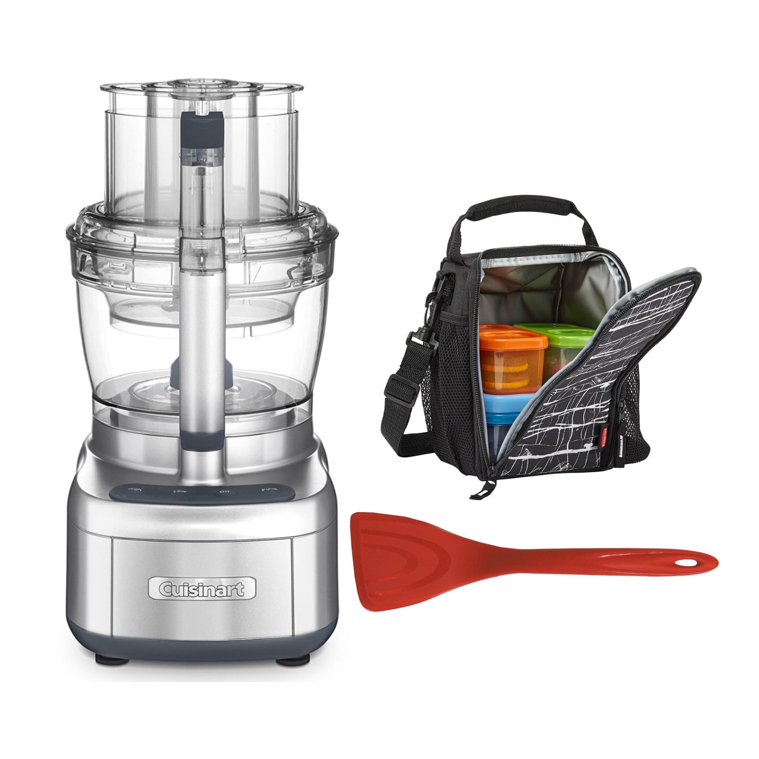 Details about   Cuisinart FP-13DSV Elemental 13 Cup Food Processor Silver with Containers Bundle 