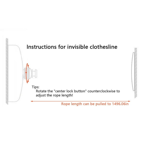 fastboy Clothes Drying Rack Indoor Outdoor SingleRow Invisible Laundry