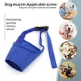 thumbnail image 2 of Dog Muzzle, Soft Anti-Biting Barking Chewing Muzzle, Breathable Waterproof Adjustable Muzzle for Small Medium Dogs, 2 of 7