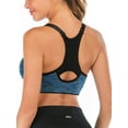 thumbnail image 2 of Sports Bras For Women, Medium Support Yoga Gym Activewear Bras Seamless Running Workout Tank Tops Wirefree Padded-Removable Up To 2XL Size, 2 of 6