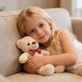 thumbnail image 6 of Teddy Bear with Red Bow Stuffed Animals Plush Toy for Children Girlfriend Family Congratulations Baby Shower Birthday 11in, 6 of 6