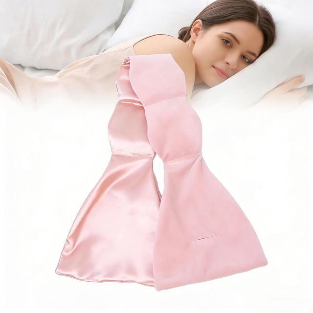 Weighted Sleep Mask–Weighted Eye Mask Designed for Deep Sleep and Eye Fatigue Relief, Offers Light-Blocking Comfort with Soft,This Double-Sided Fabric. Suitable for Napping and Overnight.