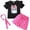 J274-Hot Pink, variant on Newborn Baby Girls Summer Clothes Infant Girls Sleeveless Shorts Set 6M 1T 2T 3T School Wear Baby Girls Cute Outfits,Sizes 3-4 Years