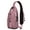 Pink-10, variant on Competition Ready Sports Sling Backpack for Kids and Teens – Water-Resistant Crossbody Shoulder Bag with Secure Zippers, Partitioned Compartments, Large Front Pocket, Perfect for Baseball,