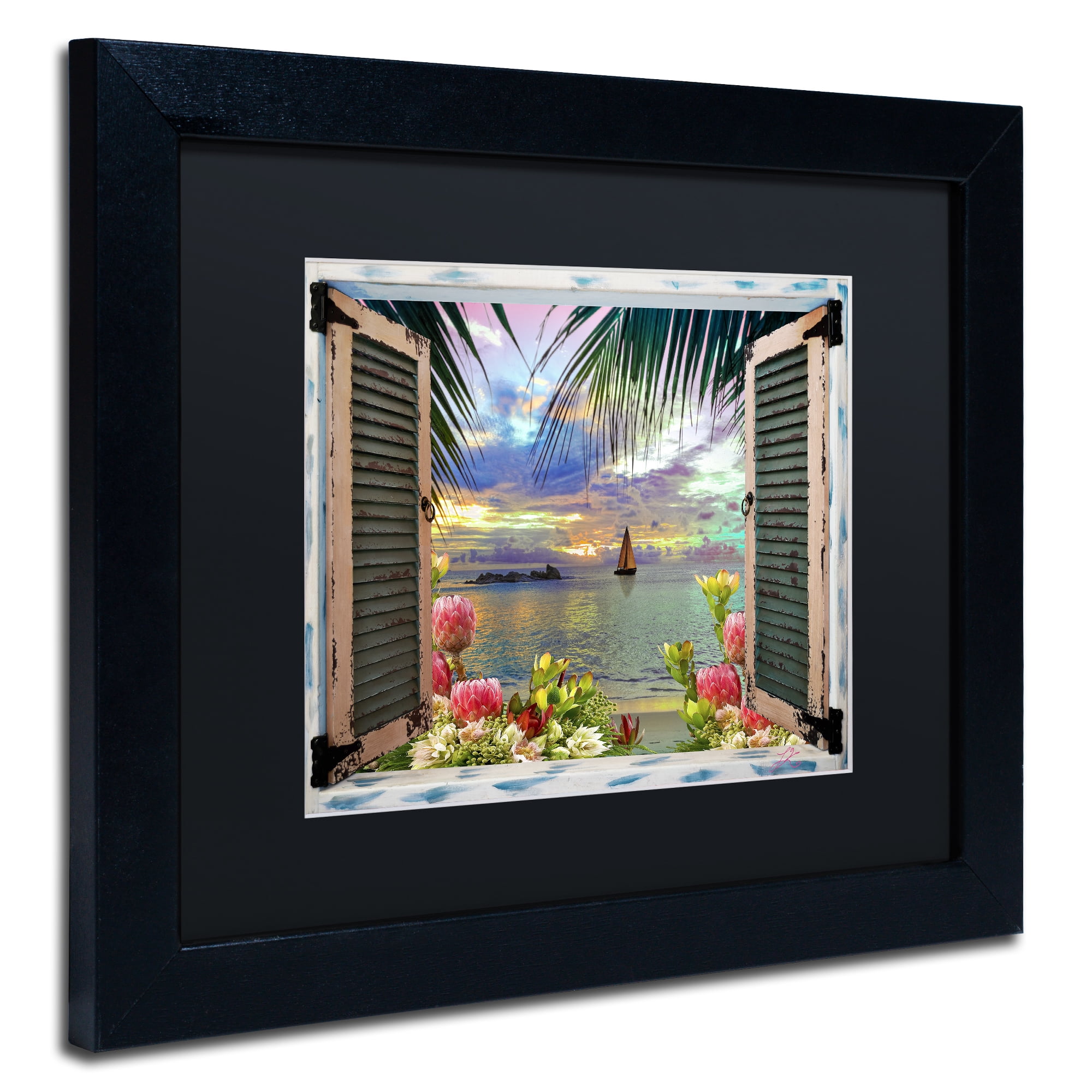 Trademark Art Landscape Framed Art Print, by Leo Kelly
