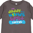 thumbnail image 4 of Inktastic World’s Best Farrier Daddy Boys or Girls Long Sleeve Toddler T-Shirt, 4 of 5