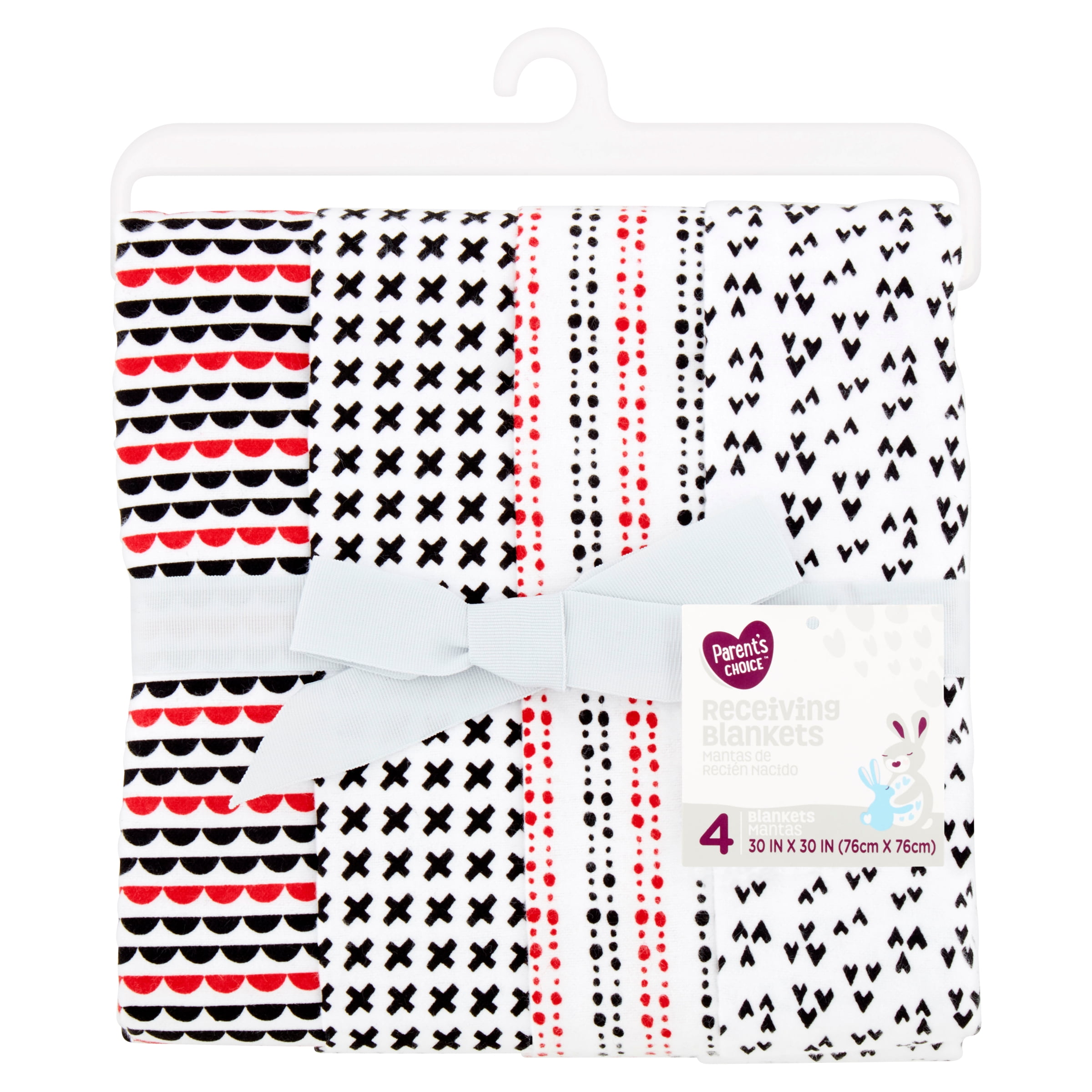 black receiving blankets