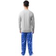 thumbnail image 4 of Pijama de forro polar para hombre Fruit of the Loom, talla grande, edición navideña, 4 of 7