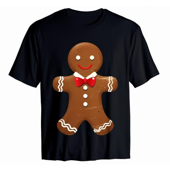 Gingerbread Man Christmas Halloween Costume Men's Funny T-Shirt