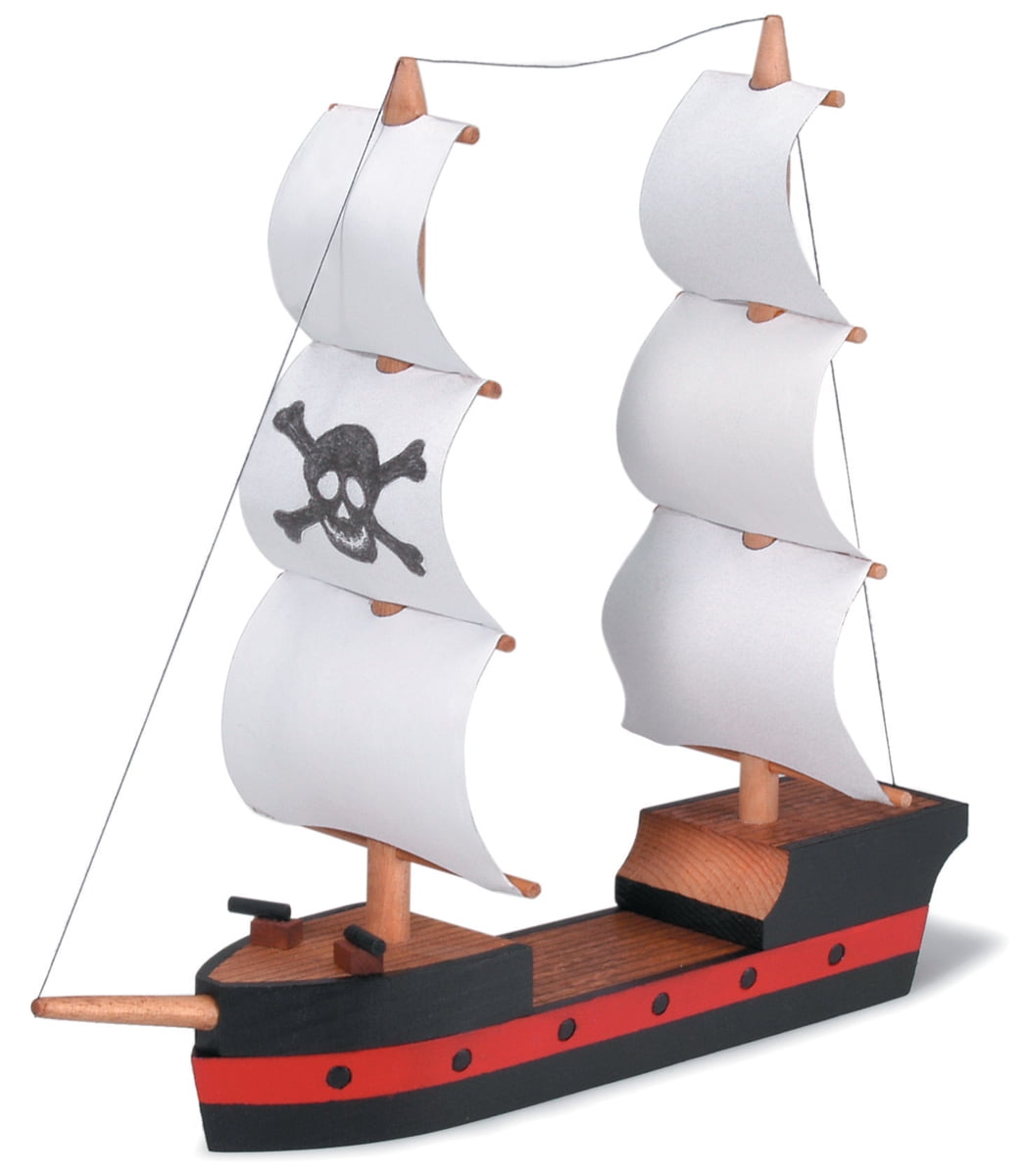 Wood Model Kit Pirate Ship Wmk 18132