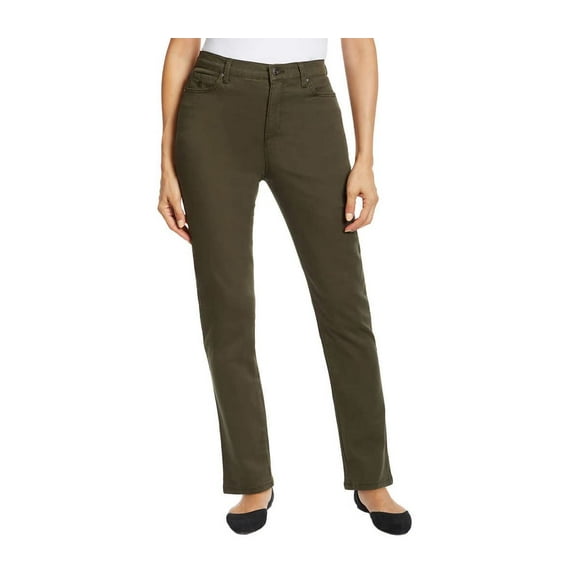 Gloria Vanderbilt Women's Classic Amanda High Rise Tapered Jean for Women - Pine Glen 14 Long