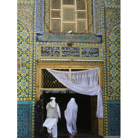 Pilgrims at the Shrine of Hazrat Ali, Mazar-I-Sharif, Afghanistan Print Wall Art By Jane