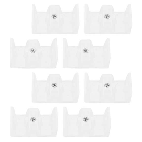 ROSENICE Silicone Shower Door Stopper 8Pcs for Glass Shower Door Anti- .9x0.9x0.8in