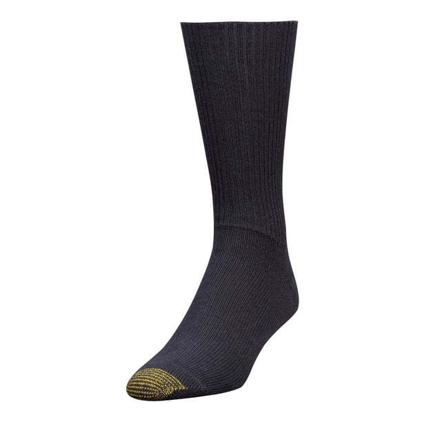 GOLDTOE Men's Gold Toe 520S Fluffies 1x1 Rib Crew Sock