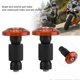 thumbnail image 3 of 22mm 7/8inch Motorcycle Handlebar End Slider Plug Caps for Racing ATV Offroad Orange, 3 of 3