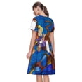 thumbnail image 3 of Sigee Scooby-Doo S for Women's Short Sleeve Dress Relaxed Fit Dress with Pockets, 3 of 7