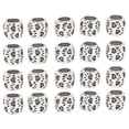 thumbnail image 1 of 20 piezas DIY, cuentas para Barba, aleación de plata Retro, cuentas para trenzar el cabello, accesorios para pulsera, colgante, collar, 1 of 8