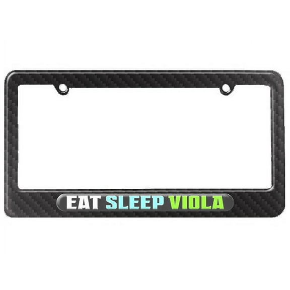 Eat Sleep Viola - Music License Plate Frame