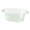 thumbnail image 2 of Portable Dish Tub Clear Accs Dish Basin for Kitchen Sink for Vegetable Fruit Large, 2 of 8