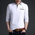 thumbnail image 5 of Ropa para hombre Jersey Top Talla grande Camiseta tipo polo para hombre Gran tamaño Blanco Botones a granel Harajuku Moda Xl Ajuste regular Algodón A, 5 of 5