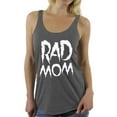 thumbnail image 1 of Awkward Styles Women's Rad Mom Funny Graphic Racerback Tank Tops White Mothering, 1 of 4