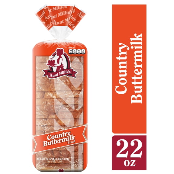 Aunt Millie's Country Buttermilk White Bread, 22 oz.