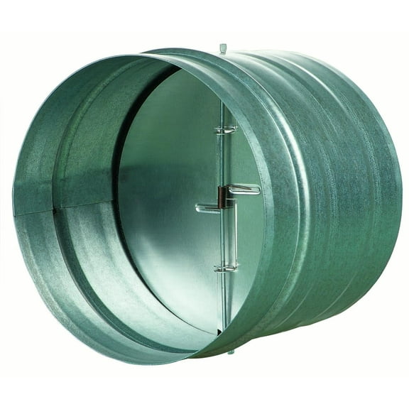 6" inch Galvanized Steel Backdraft Damper with Rubber Gasket for Round Duct