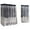 A Black, variant on Neinkie Dormitory Bunk Bed Curtains, Blackout Cloth Gauze Bed Tent Curtain for Student Privacy Protection