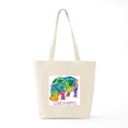 thumbnail image 6 of CafePress - Colorful LOVE A HIPPO Tote Bag - Unisex Canvas Tote Bag, Beige, 1-Piece, 6 of 7