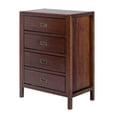 thumbnail image 6 of Chateau Lyon Annabelle Four Drawer Solid Wood Walnut Dresser, 6 of 17