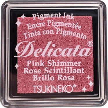 Delicata Small Pigment Ink Pad-Pink Shimmer