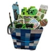 Minecraft Easter Gift Basket Themed Gamer Basket for Boys and Girls