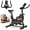 Red,Black, variant on SAYGOGO Indoor Stationary Exercise Bike, Adjustable Resistance, Belt Drive Flywheel, Low-Noise, Adjustable Seat & Handlebars, Compact Movable with LCD Display for Home Fitness