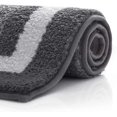 thumbnail image 2 of Alfombrilla de baño absorbente antideslizante de 40 cm x 60 cm, alfombrilla de ducha de microfibra de chenilla para baño, gris, 2 of 4