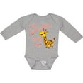 thumbnail image 3 of Inktastic My Godmother Loves Me- Cute Giraffe Boys or Girls Long Sleeve Baby Bodysuit, 3 of 5