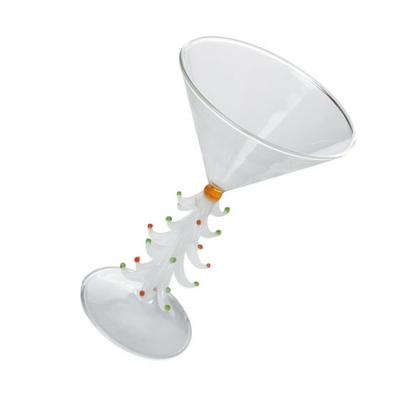 Unique Christmas Tree Shaped Glass for Cocktails and Beverages Martinis Drinkware Transparents Beverage Drinking Cup