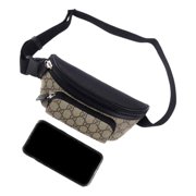 Gucci GG Supreme Canvas Belt Bag Beige Black Waist Bag New