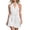 White, variant on Iyufng Summer Dresses for Women Waist-Cinched Sleeveless Halter Dress V-Neck Casual Short Dress