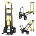 thumbnail image 5 of Qinain 3-in-1 Convertible Aluminum Stair Climbing Hand Truck Dolly 800 lbs Capacity collapsible Platform Cart Wheels, 350kg Load, 5 of 8