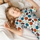 thumbnail image 4 of Balery Color Balls Conjunto de Pijama Infantil de Manga Corta con Estampado – Ropa de Dormir de Algodón Suave-Medium, 4 of 5