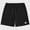 Black23, variant on Zedker Men's 5-Inch Inseam Shorts Elastic Waist with Drawstring Casual Lightweight Summer Beach Shorts with Pocket Black L