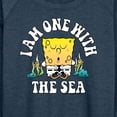 thumbnail image 3 of SpongeBob SquarePants - I'am One With The Sea - Women's Lightweight French Terry Long Sleeve Shirt, 3 of 6
