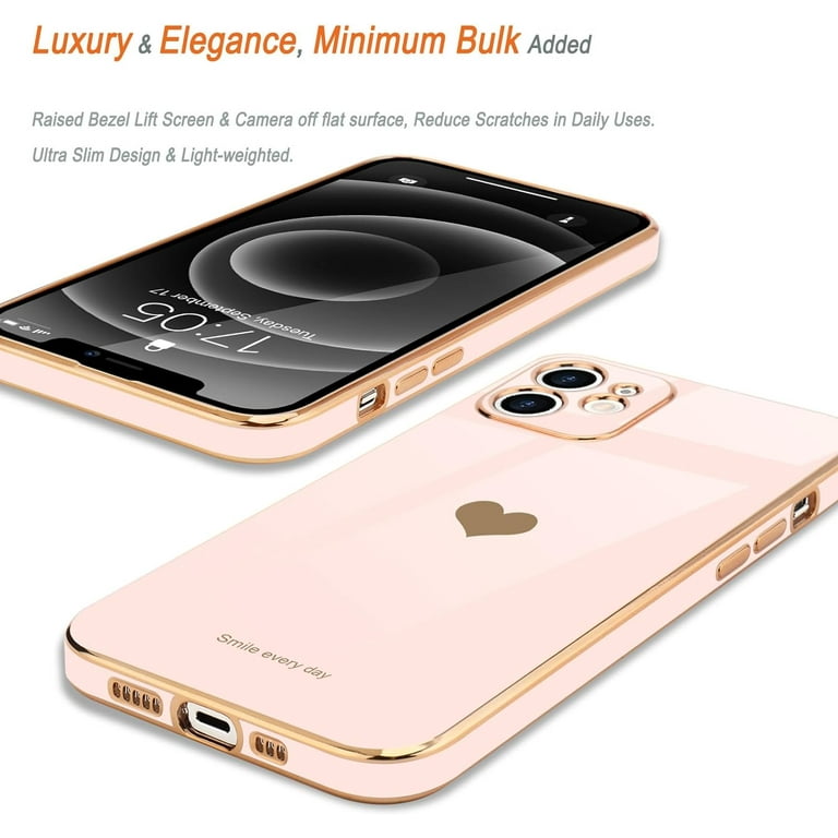 Entronix Love Heart Luxury Case for iPhone 11, Cute Slim