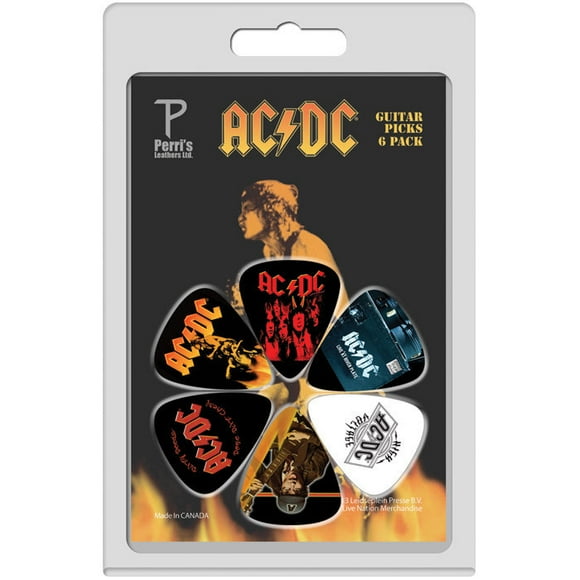 Perris ACDC Guitar Picks - 6 Pack
