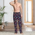 thumbnail image 2 of Rateoe colorful mushroom Skull Pattern Men’s Ultra-Soft Comfy Pajama Lounge Pants Sleepwear,Comfortable Lounge Wear,lightweight Pajamas, Casual Home Wear-Small, 2 of 6